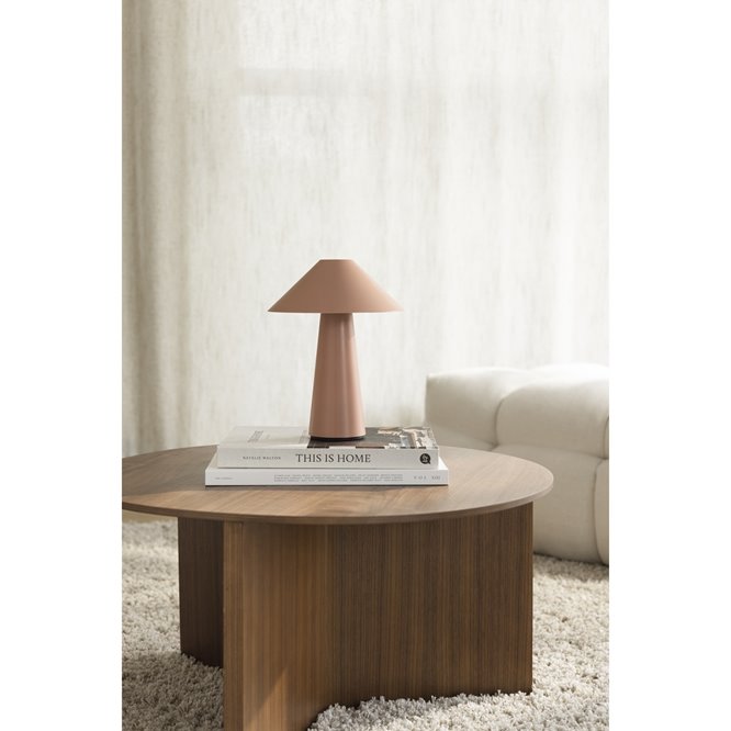 Lampka stołowa przenośna różowa Cannes IP44 do salonu 04